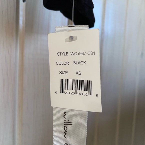 NWT Willow & Clay Military style Blk Jacket XS - Picture 5 of 6